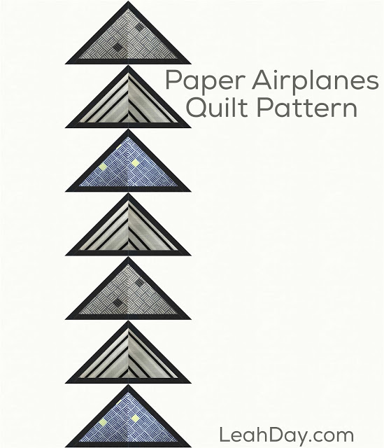 Easy Paper Airplanes Quilt Pattern